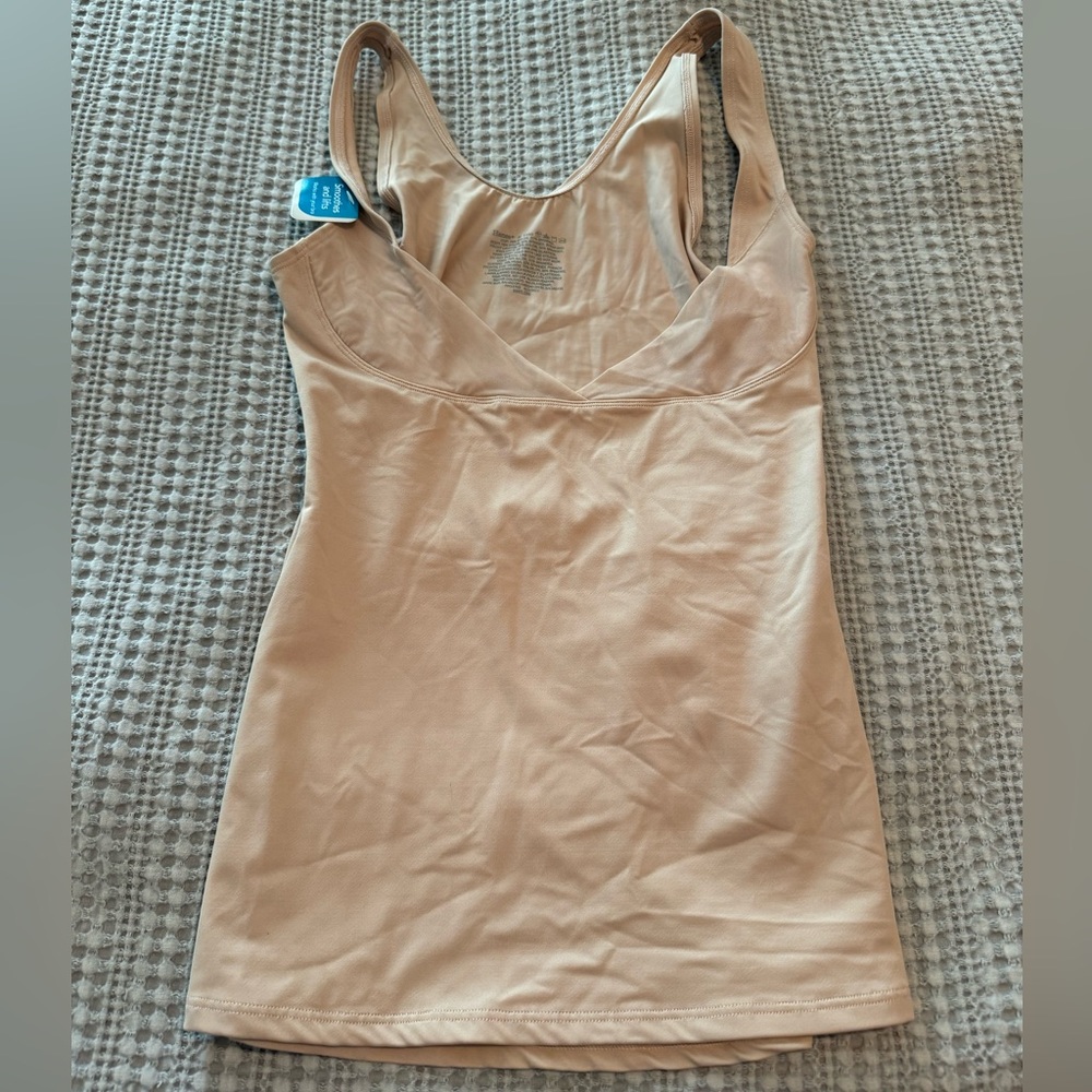 New Hanes Cream Shapewear Tank Top